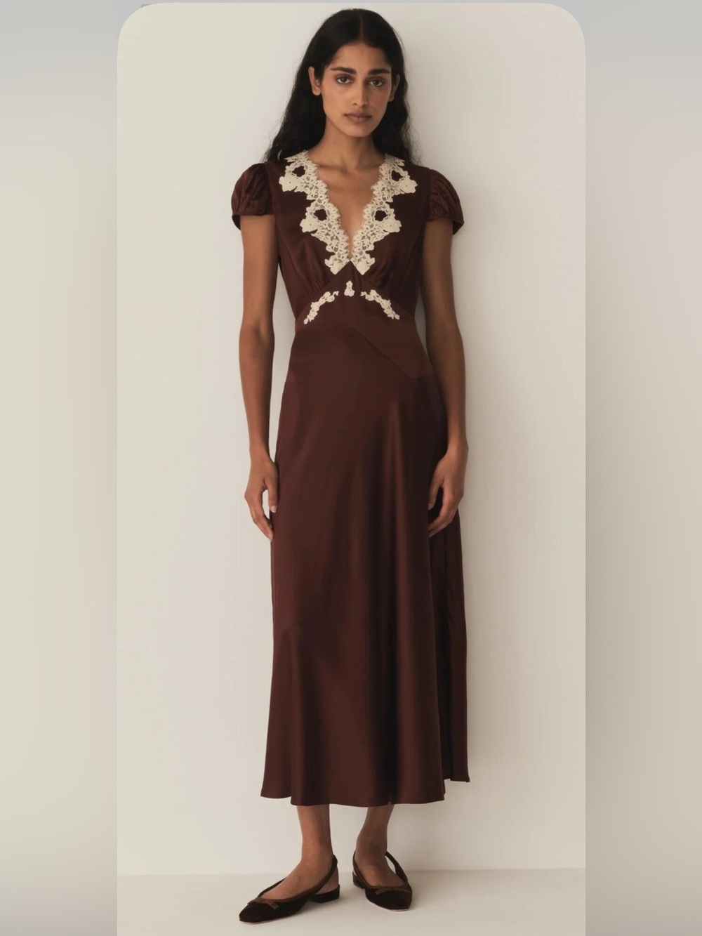 DÔEN “Coraline” Dress — Cafe — NWT, Size L (Sold Out Style)